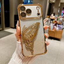 Carica l'immagine nel visualizzatore di Gallery, Glitter Butterfly iPhone Case
