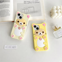 Lade das Bild in den Galerie-Viewer, Cute Rilakkuma Bear iPhone Case
