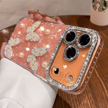 Load image into Gallery viewer, Diamond Baterfly Phone Case
