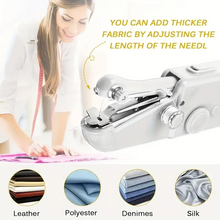Load image into Gallery viewer, Portable Handheld Sewing Machine – Quick Stitch Tool for On-the-Go Repairs

