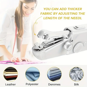 Portable Handheld Sewing Machine – Quick Stitch Tool for On-the-Go Repairs