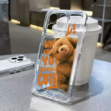 Charger l&#39;image dans la galerie, Lovely Teddy Bear Carton iPhone Case
