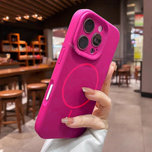 Charger l&#39;image dans la galerie, Frosted Hit Color Lichee Pattern iPhone Case
