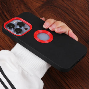Logo Hole iPhone Case