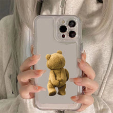 Charger l&#39;image dans la galerie, Lovely Teddy Bear Carton iPhone Case

