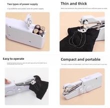 Load image into Gallery viewer, Portable Handheld Sewing Machine – Quick Stitch Tool for On-the-Go Repairs
