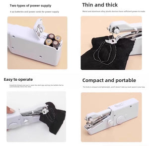 Portable Handheld Sewing Machine – Quick Stitch Tool for On-the-Go Repairs
