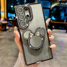 Load image into Gallery viewer, Luxury Rhistone Mirror Samsung Case
