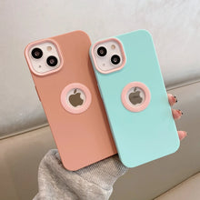 Load image into Gallery viewer, Logo Hole iPhone Case
