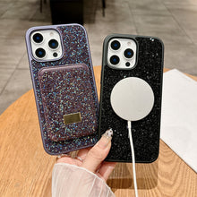 이미지를 갤러리 뷰어에 로드 , Luxury Diamond Sparkling Wallet Case
