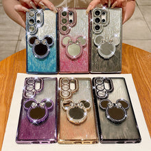 Load image into Gallery viewer, Luxury Rhistone Mirror Samsung Case
