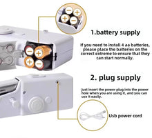 Load image into Gallery viewer, Portable Handheld Sewing Machine – Quick Stitch Tool for On-the-Go Repairs
