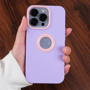 Logo Hole iPhone Case