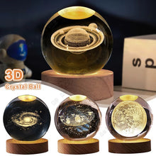 Load image into Gallery viewer, 3D Crystal Galaxy Ball Night Lamp
