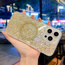 Carica l&#39;immagine nel visualizzatore di Gallery, Luxury Glitter Magsafe Case
