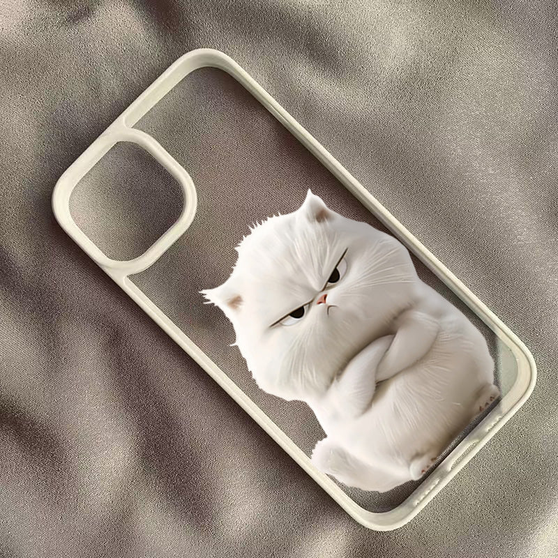 Lovely Cat Carton iPhone Case