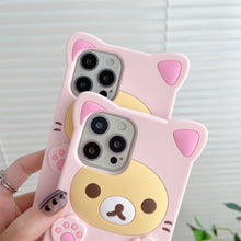 Lade das Bild in den Galerie-Viewer, Cute Rilakkuma Bear iPhone Case
