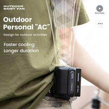 Load image into Gallery viewer, Mini Waist Clip Portable Outdoor Fan
