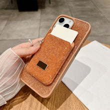 이미지를 갤러리 뷰어에 로드 , Luxury Diamond Sparkling Wallet Case
