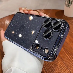 iPhone 17 Series Luxury Transparent Glitter Case