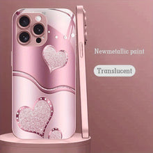 Charger l&#39;image dans la galerie, Cute Love Heart Pattern Pink iPhone Case
