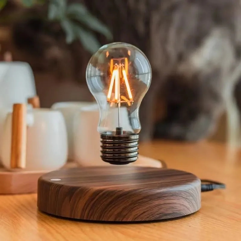 Magnetic Levitating Lamp Floating Glass