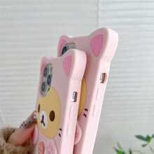 Lade das Bild in den Galerie-Viewer, Cute Rilakkuma Bear iPhone Case

