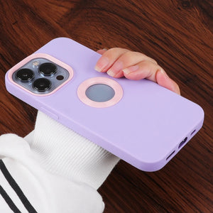 Logo Hole iPhone Case