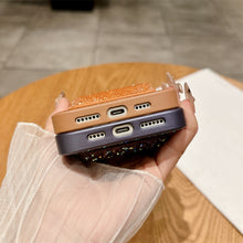 이미지를 갤러리 뷰어에 로드 , Luxury Diamond Sparkling Wallet Case
