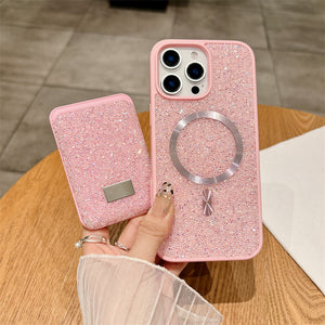 Luxury Diamond Sparkling Wallet Case