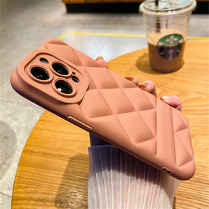 Diamond Soft Silicone Case For Iphone (PINK)