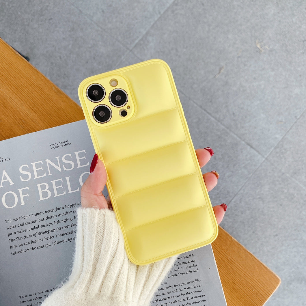 Jacket Cloth Cover For Iphone (YELLOW)
