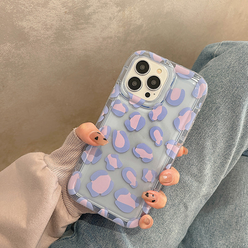 Purple Leopard Iphone Case