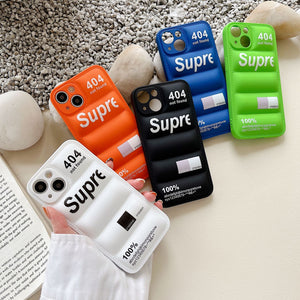 Luxury Jacket Cloth Cover For Iphone (BLACK)
