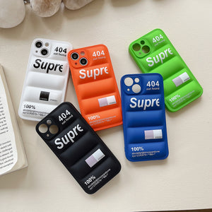Luxury Jacket Cloth Cover For Iphone (ORANGE)