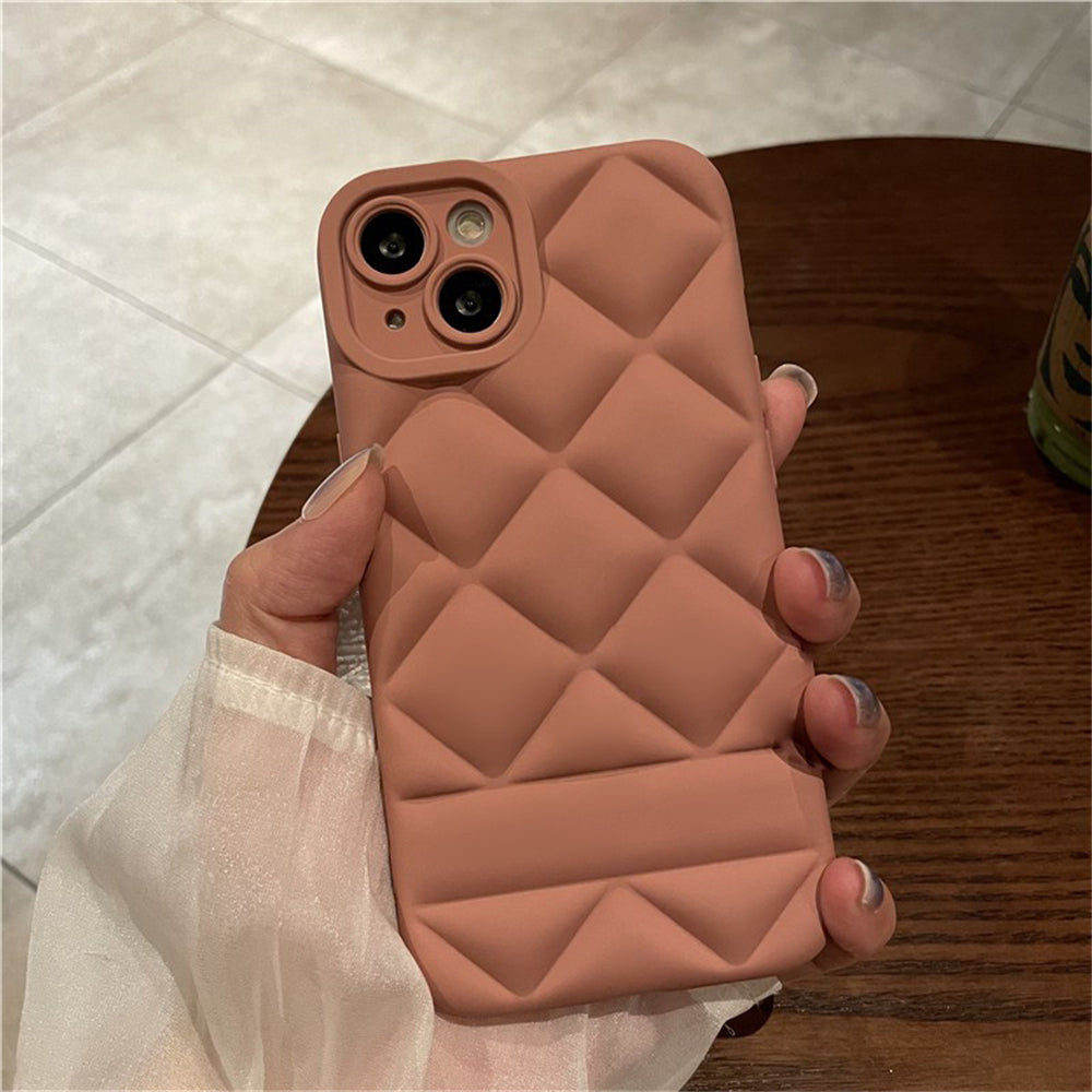 Diamond Soft Silicone Case For Iphone (PINK)
