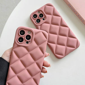 Diamond Soft Silicone Case For Iphone (NAVY BLUE)