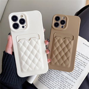 Silicone Wallet Case For Iphone (GREEN)