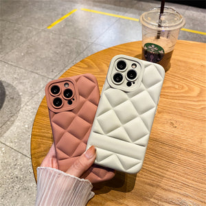 Diamond Soft Silicone Case For Iphone (WHITE)
