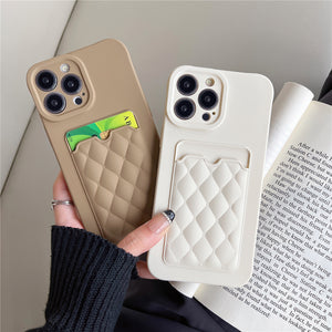 Silicone Wallet Case For Iphone (GREEN)
