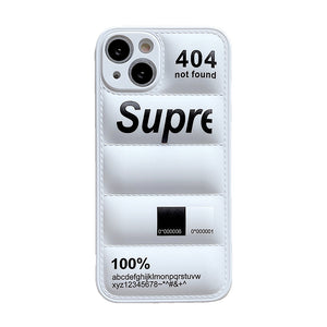 Luxury Jacket Cloth Cover For Iphone (WHITE)