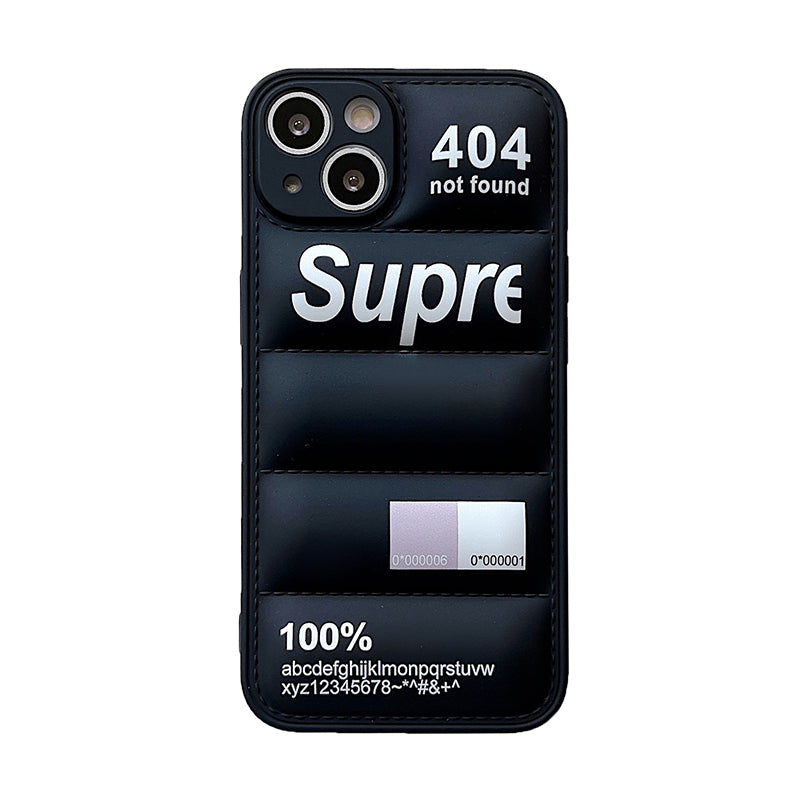 Luxury Jacket Cloth Cover For Iphone (BLACK)