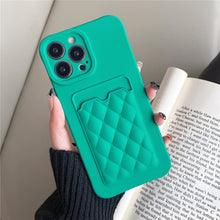 गैलरी व्यूवर में इमेज लोड करें, Silicone Wallet Case For Iphone (BLUE)
