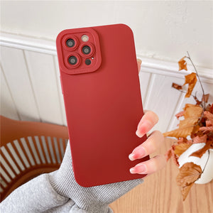Soft Silicone Iphone Case (WINE)