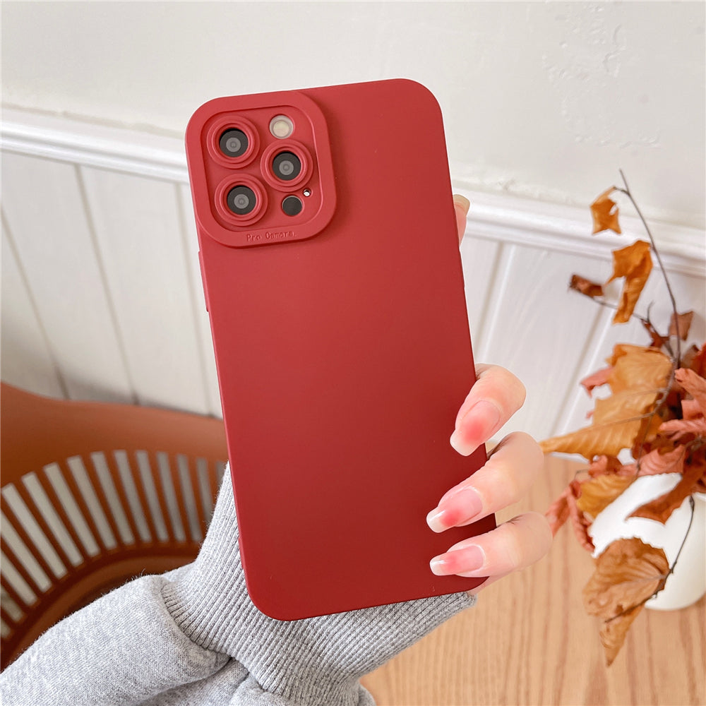 Soft Silicone Iphone Case (WINE)