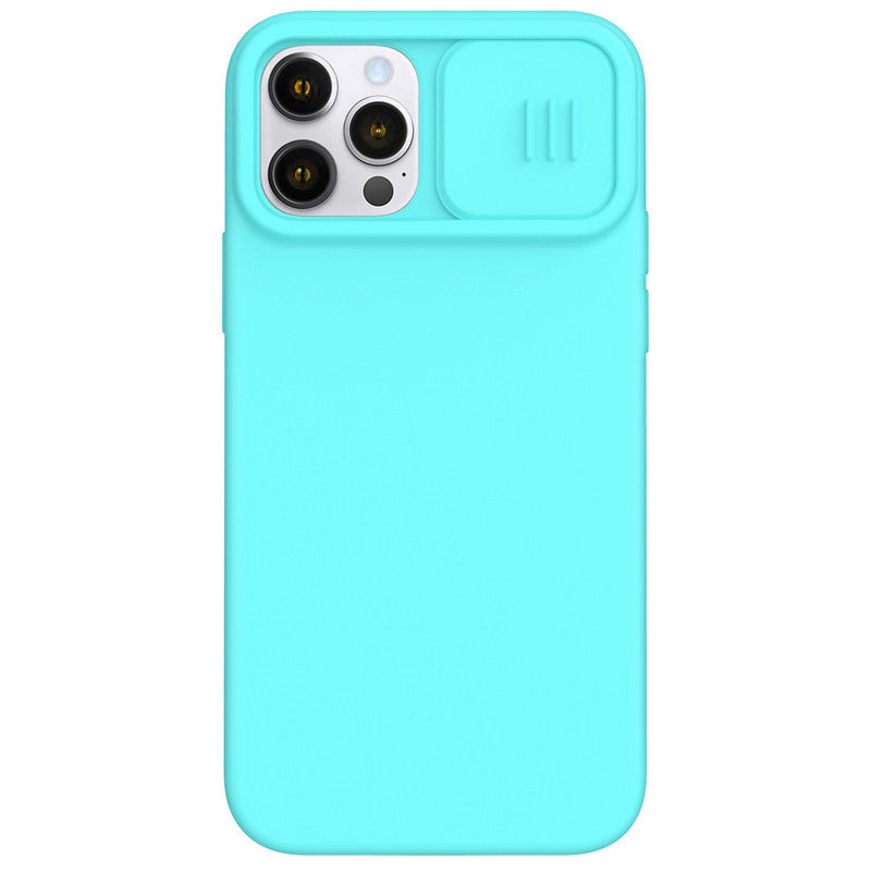 Silicone Case With Camera Protection (MINT BLUE)