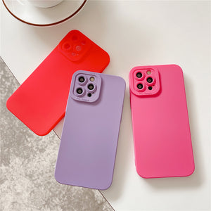 Soft Silicone Iphone Case (FLOURESCENT YELLOW)