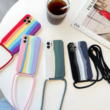 Load image into Gallery viewer, Colorful Rainbow Silicone Case
