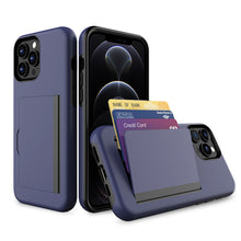 Carica l&#39;immagine nel visualizzatore di Gallery, Iphone Wallet Case (NAVY BLUE)
