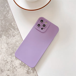 Soft Silicone Iphone Case (PURPLE)